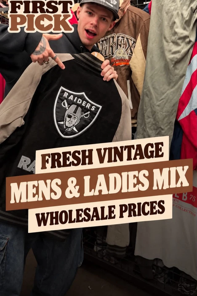 MENS & LADIES MIX - VINTAGE CLOTHING - WHOLESALE PRICES