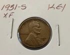 1931-S XF Lincoln Wheat Cent Key Date