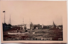 Dolmabahce Mosque CONSTANTINOPLE TURKEY RPPC Postcard Istanbul History G7