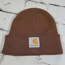 Carhartt Toddler Beanie Brown Stretch Knit Cuff Warm Winter Hat Ski Cap