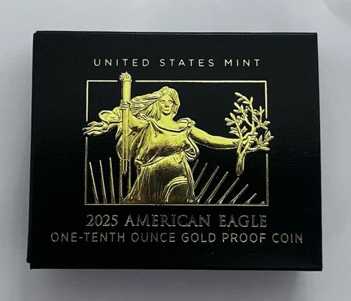 2025 1/10 oz Gold American Eagle Proof Coin 25EE