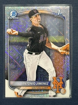 2025 Bowman Draft #BDC-56 Antonio Jimenez Chrome Mojo Refractor