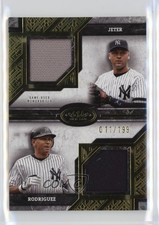 2025 Topps Tier One Dual Player Relics 11/199 Derek Jeter Alex Rodriguez HOF 0b7