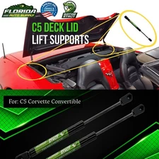 2 Deck Lid Compartment Lift Supports FAS-659 For 98-04 C5 Corvette Convertibles