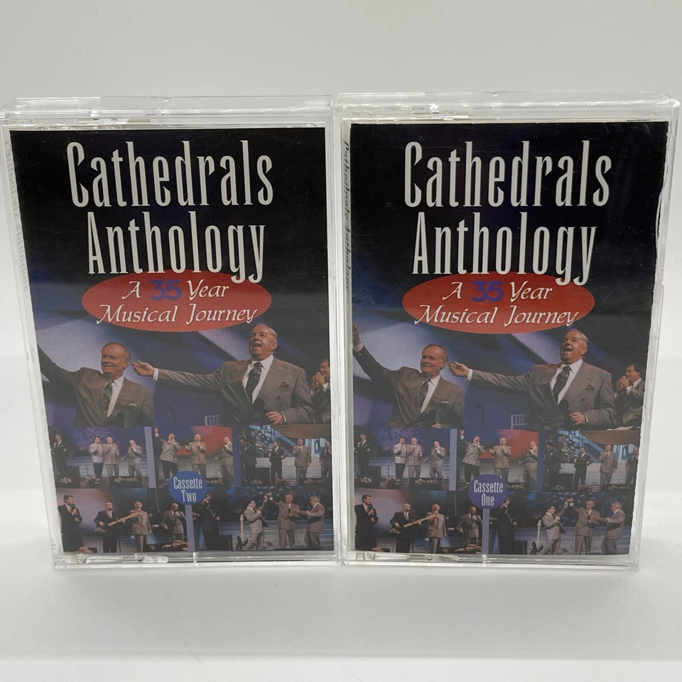 THE CATHEDRALS..."CATHEDRALS ANTHOLOGY"...25 YEAR JOURNEY...TWO GOSPEL CASSETTES Foto 2 de 4