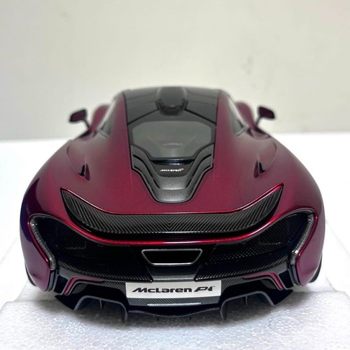 AUTOart 1/18 McLaren P1 VOLCANO ROJO Compuesto Diecast Modelo 76062 con Caja JAPÓN - Imagen 8 de 17