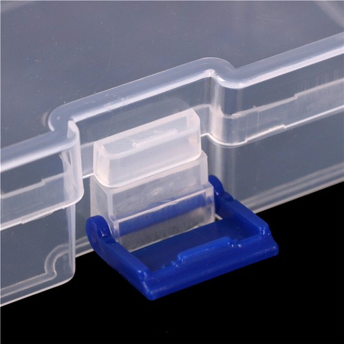 Plastic Clear Parts Storage Box Jewelry Craft Container Organizer Case Y Hc - Picture 7 of 8
