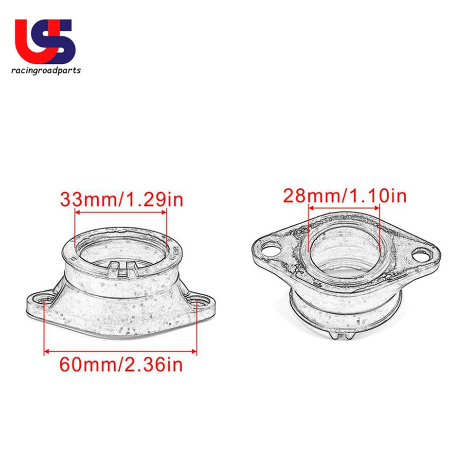 Bota colector de admisión de carburador para Suzuki DR250 1982-1987 GN250 TU250 SP250 Foto 4 de 4