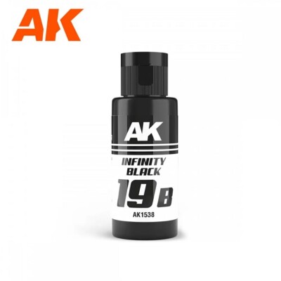 AK Interactive AK1538 - Dual Exo 19B - Infinity Black 60ml - New