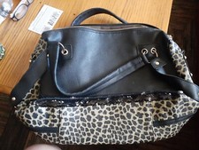 New leopard print handbag