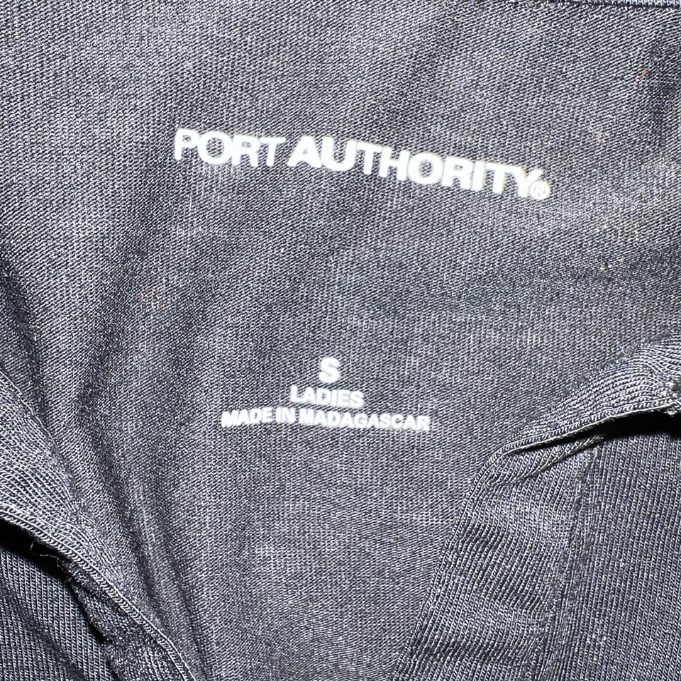 Camisa polo Beverly Hills BMW AMG para mujer pequeña negra autoridad portuaria automática vintage Foto 4 de 4