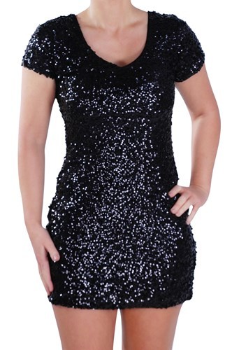 Eye Catch Annalise Kleid – Figurbetont Mit V-Ausschnitt & Flügelärmeln