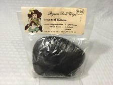 BYRON DOLL WIGS / STYLE B-30 / MULTISTYLE / SIZE 13 / DARK BROWN / NEW