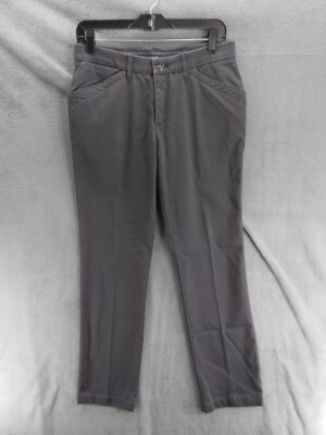 Lee Total Freedom Pants Women Sz 6M Gray Mid Rise Straight Leg You Are Amazing!