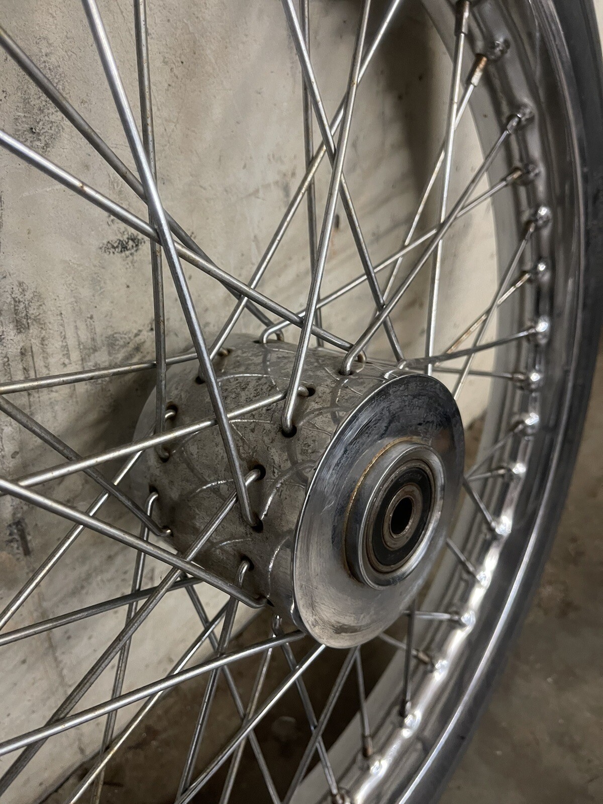 70s Honda CB750 Chopper Dearborn Brand Wheel 19 x 2.75 Single Disc w