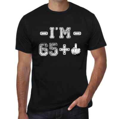 ULTRABASIC Herren T-Shirt 66 Jahre Ich bin 65 + Major 66 Years I'm 65 + A