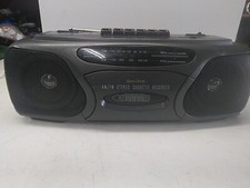 Vintage Lenoxx Sound CT-731 Boom Box Stereo Radio Cassette Recorder