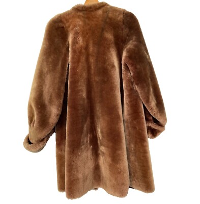 Vintage Luxury Long Laskin Mouton Dyed Lamb Fur Coat | eBay