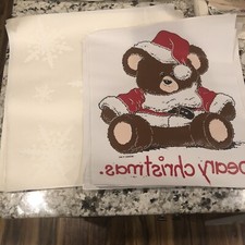 Vintage 1990 s Transfers T-Shirt Iron On Christmas Bear Snowflakes Lot Of 30