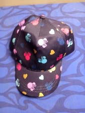 Girls Disney Snapback Cap/Hat Hearts, Minnie Mouse, Adjustable Size