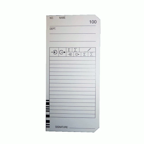 Used SeikoQR395 Calculating Clock Card Time Recorder Clocking Machine Cards+Rack - Photo 2/3