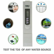 Digital LCD TDS-3 Meter PPM Purity 0-9990 Tester Tap Water Quality Filter 