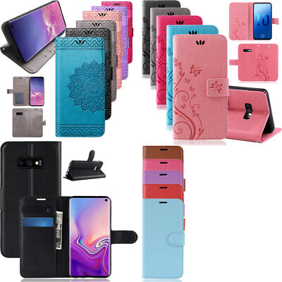 Handy Tasche für Samsung Galaxy S10E Hülle Case Schutz Schale Etui Flip Cover TP