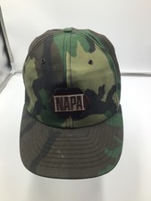 NAPA Camo Snapback Patch Vintage Made in USA Trucker Hat H8