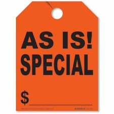 Stock Mirror Hang Tags-AS IS