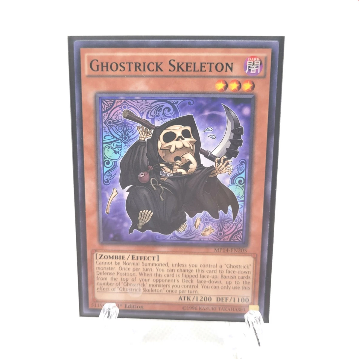 Yu-Gi-Oh! Karte: Ghostrick Skeleton (MP14-EN205) – Aus Mega Pack 2014, 1st Edition, Common