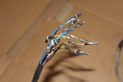 BMW E34 M5 REAR RIGHT / LEFT DOOR WIRING CABLE HARNESS EL. WINDOW LOCK 1988 OEM - Picture 4 of 12