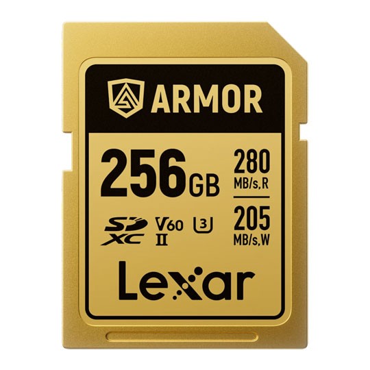 Lexar ARMOR GOLD SDXC UHS-II Memory Card 256 GB Gold - Image 3