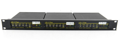 Burst Electronics LG-1 Plus Modules in Rack 3x RS232 Video Amplifiers