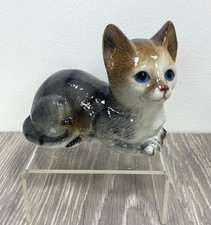 The Leonardo Collection Tabby Cat Bone China Figurine