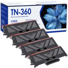 4PK TN360 Toner Cartridge For Brother TN330 HL-2140 HL-2170W MFC-7840W DCP-7040