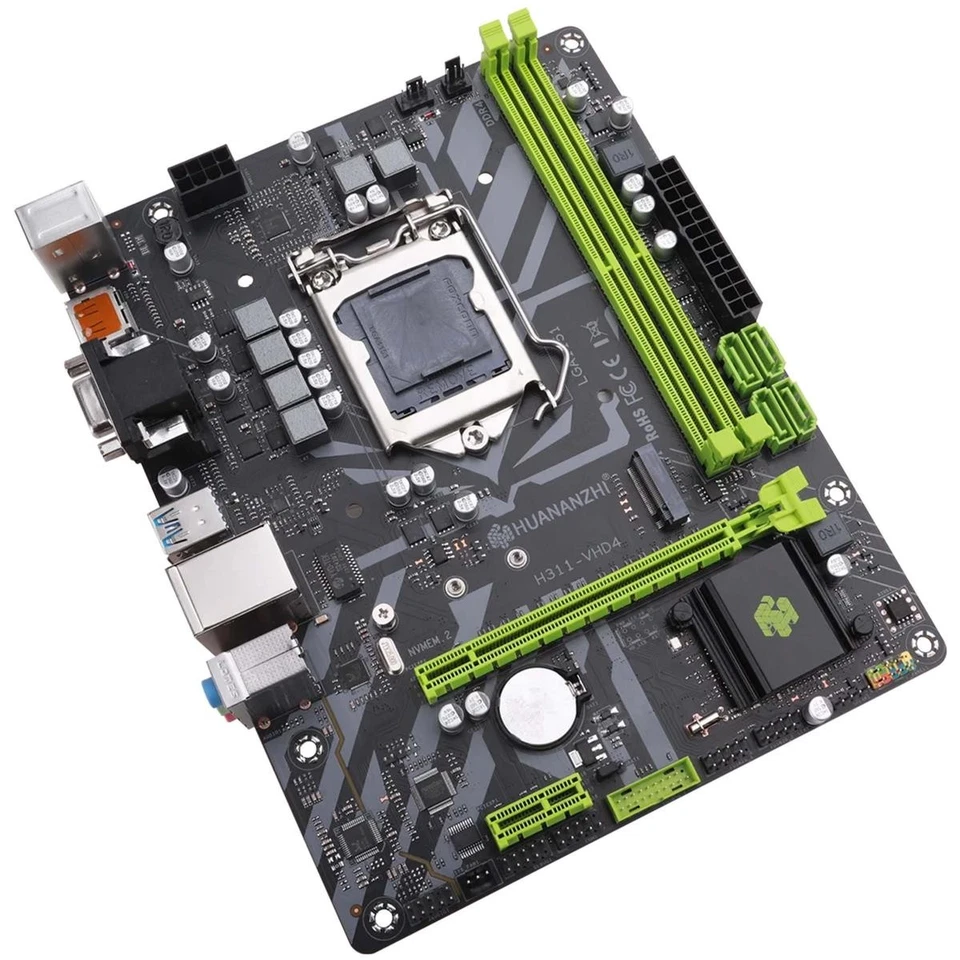 Placa Base MATX H311 LGA 1151 V1 V2 6TA 7MA 8VA 9NA GEN 2 X DDR4 DP HDMI VGA - Imagen 2 de 4