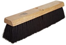 Weiler 42006 16" Block Size, Black Tampico Fill, Medium Sweep Floor Brush