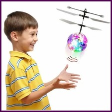 Luz LED Suspensión Bola de Cristal Infrarrojo Inducción RC Control de Gestos Colorido