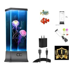 Electric Jellyfish Tank Table Lamp with Color Changing Light - Perfect Gift