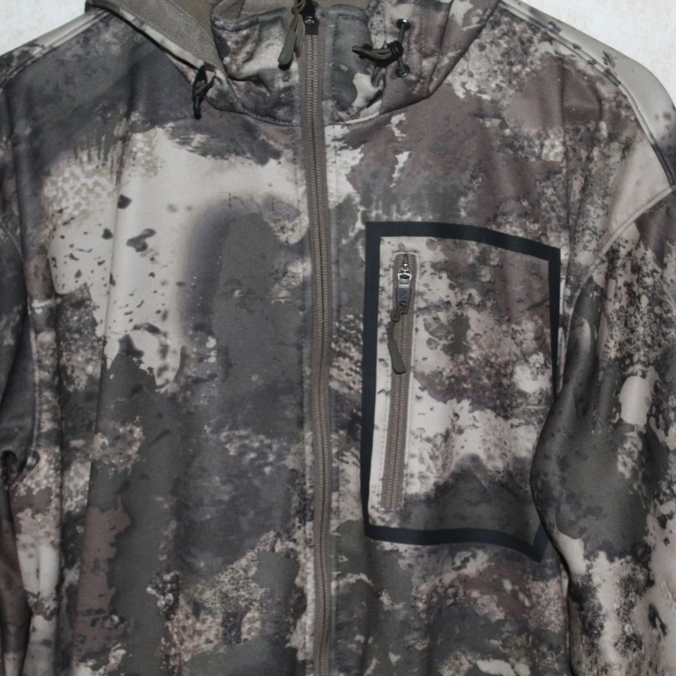 Cabela's Camo O2 Octane Lookout Microgrid Fleece Hooded Hunting  Sz XL - Image 2 of 4