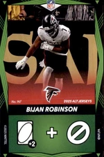2025 Uno Elite Alternate - Green Bijan Robinson Atlanta Falcons #147