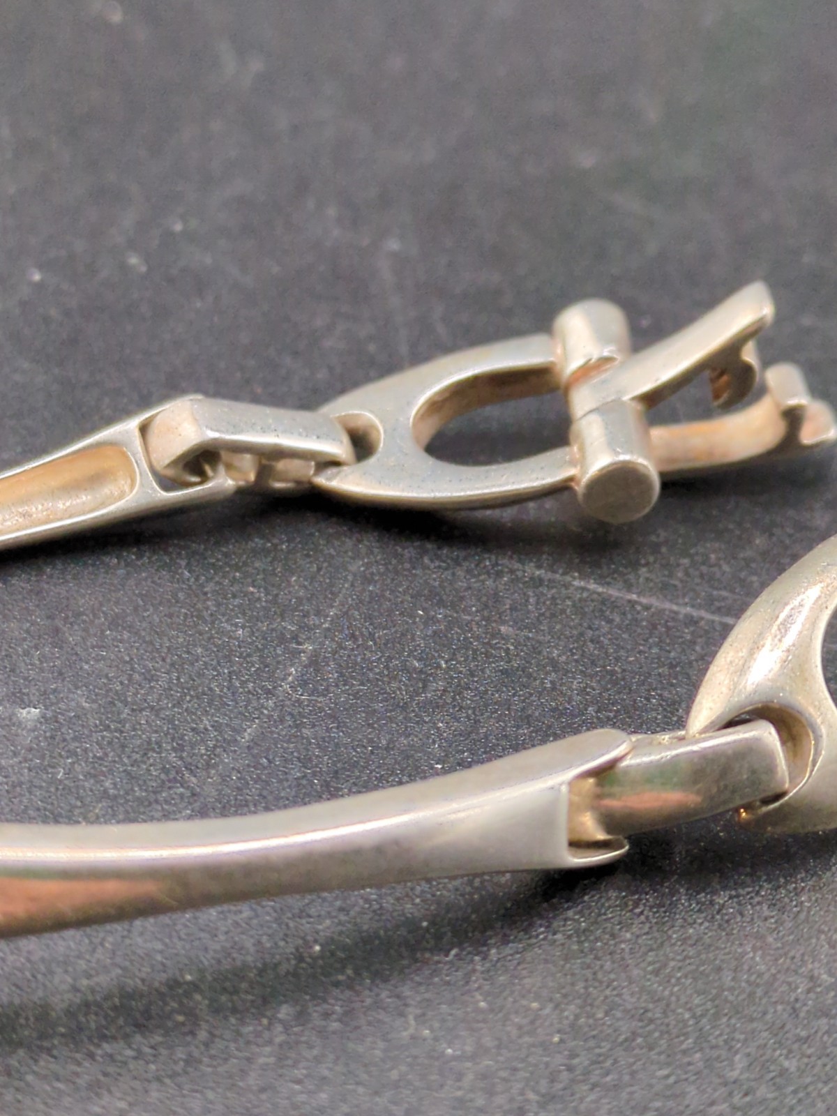 Impressive Solid Sterling Horseshoe Equestrian Ho… - image 4