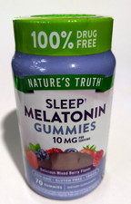 NATURE'S TRUTH Sleep Melatonin Gummies NEW sealed -10 MG Per Serving 70 Gummies