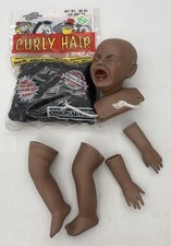 Doll Kit Black Crying Baby Porcelain Head Arms Legs Mary Signed 1992