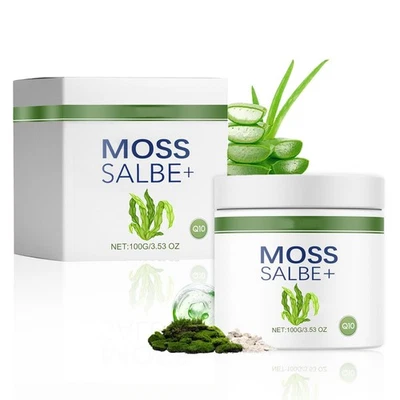 ALTHERONA Moossalbe Plus Anti Falten Creme Gesicht mit Kollagen & Aloe Vera Antifalten