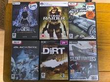 PC Games Bundle Tomb Raider NFS DiRT Silent Hunter BlackSite