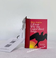 NWT Coach I Know Why The Caged Bird Sings By Maya Angelou Book Bag Charm CFK43