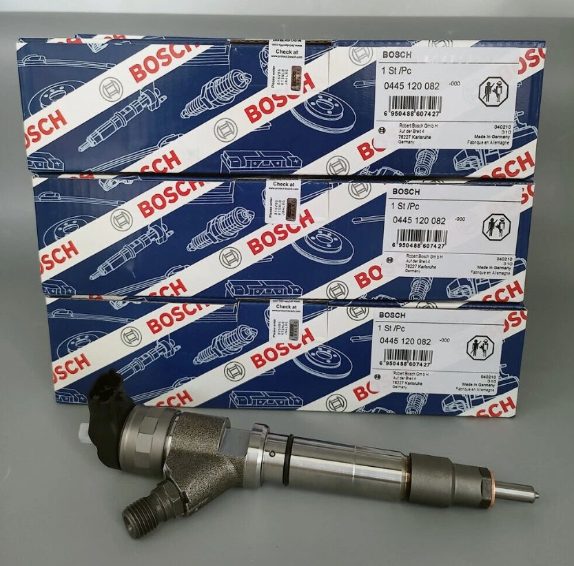 8X 0445120082 Bosch Fuel Injector For GMC LMM Duramax 07-10 6.6L 0986435520
