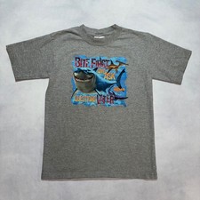Vintage Disney Pixar Finding Nemo Promo T-Shirt Kids Small 2000s Movie Y2K