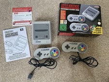 Modded SNES Classic Mini Boxed with 2 Official Controllers EXTRA GAMES